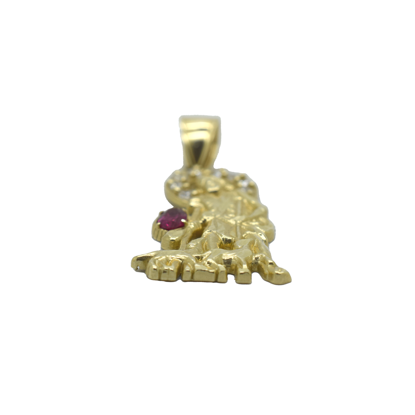 10k Gold CZ Lazarus 3.5g