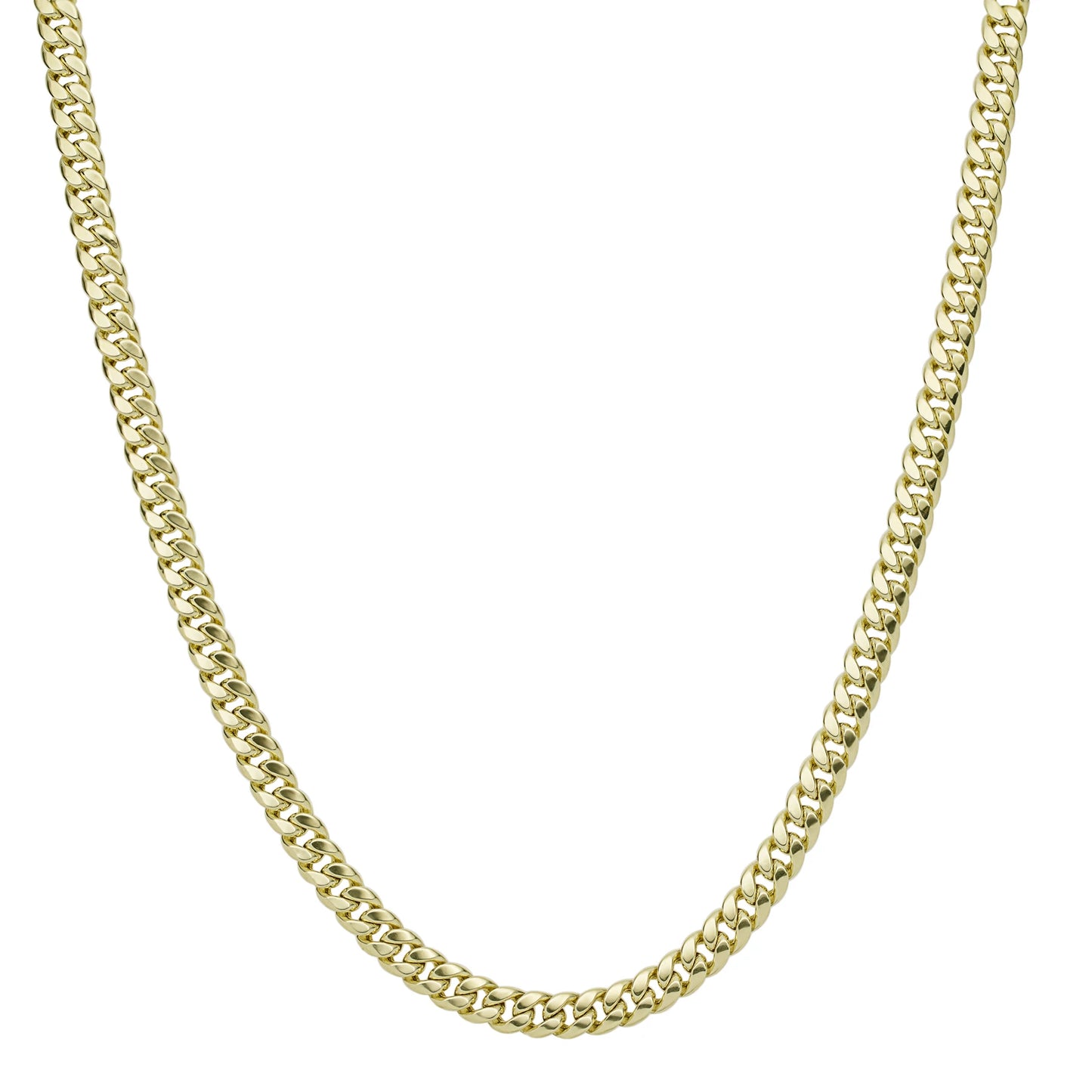 10k Semi-Solid Miami Cuban Chain 5.5mm