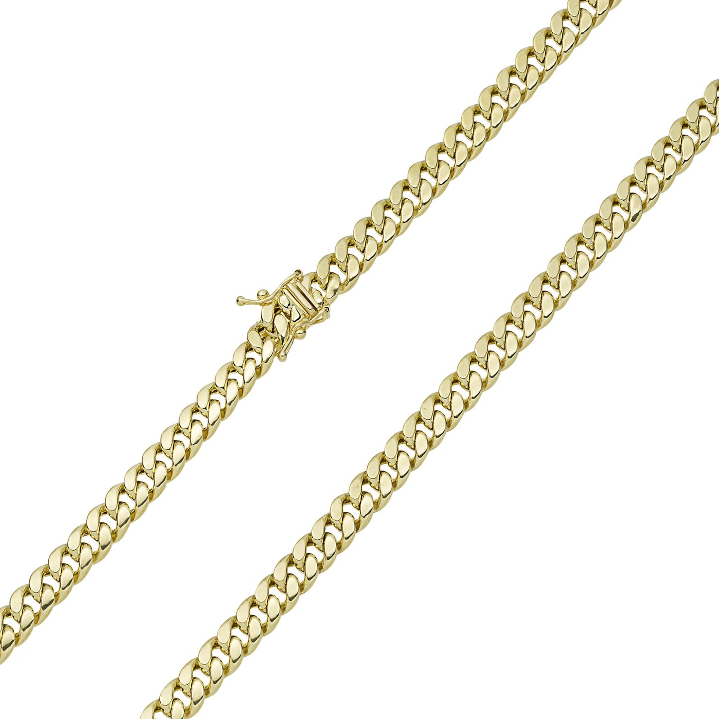 10k Semi-Solid Miami Cuban Chain 5.5mm