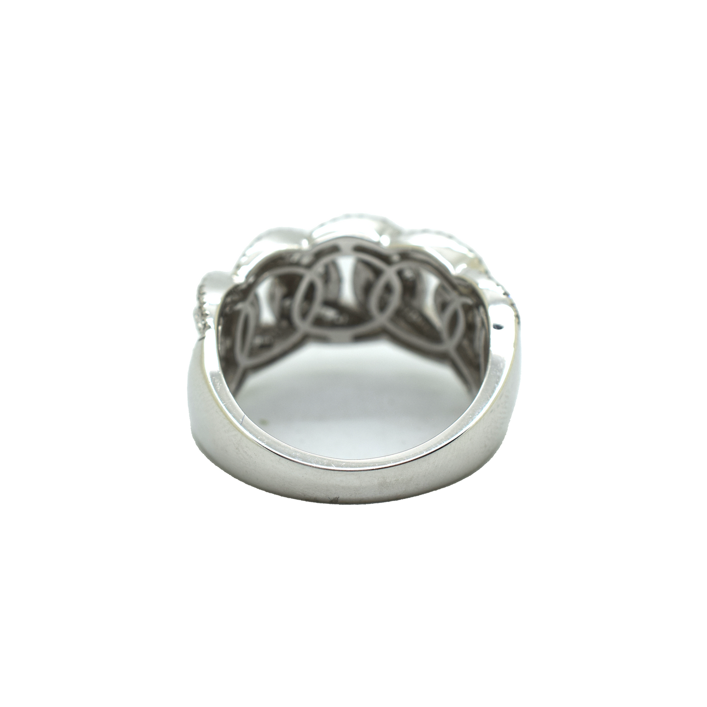 14k Gold Baguette & Round Diamond Cuban Ring 1.34ct