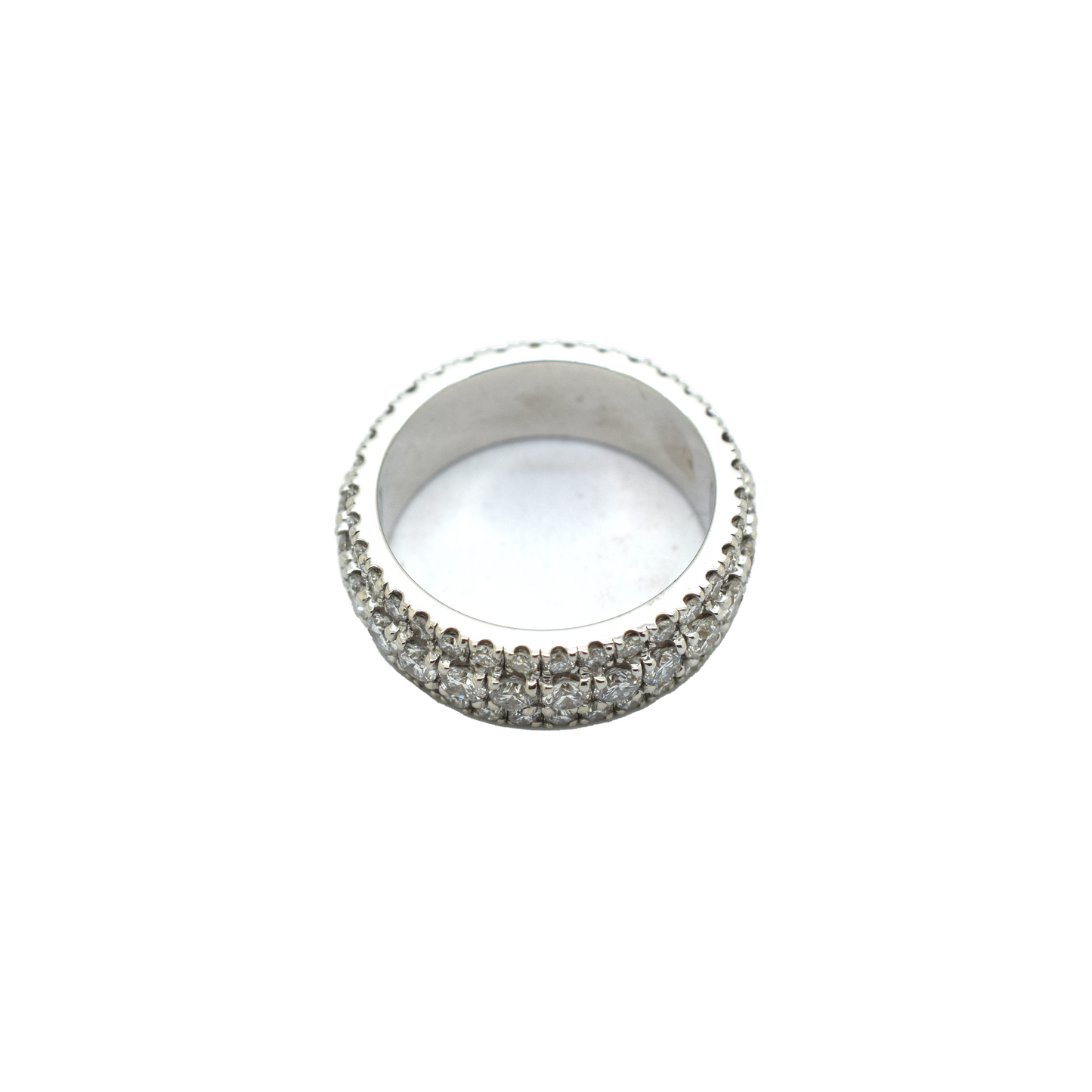 14k Gold Diamond Eternity Band 5.4ct