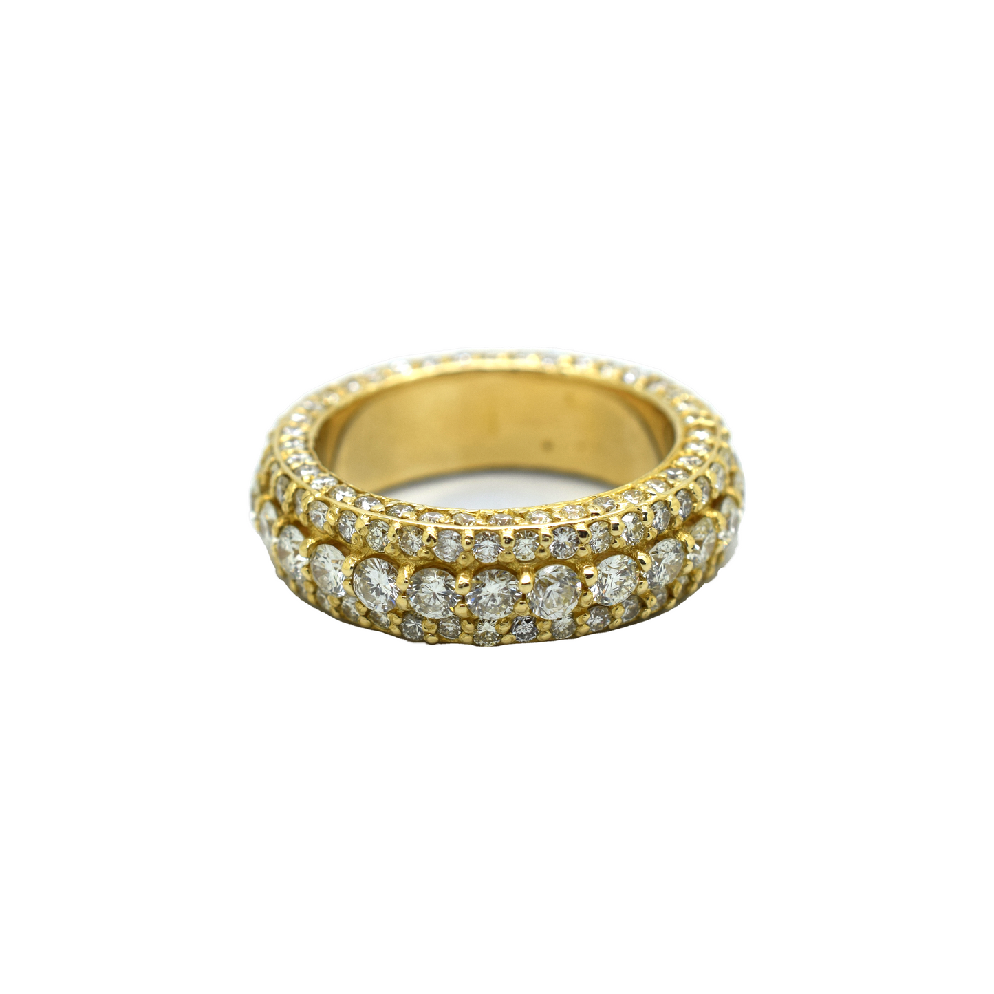 14k Gold Diamond Eternity Band 7.98ct