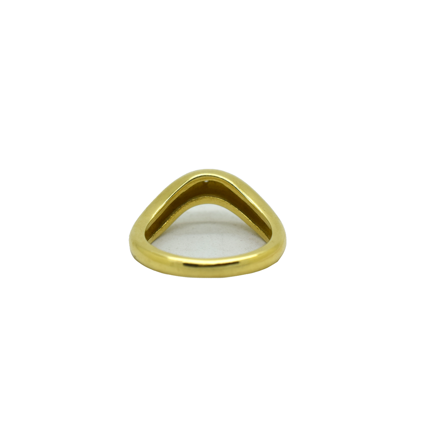14k Gold Diamond Wave Ring 0.15ct