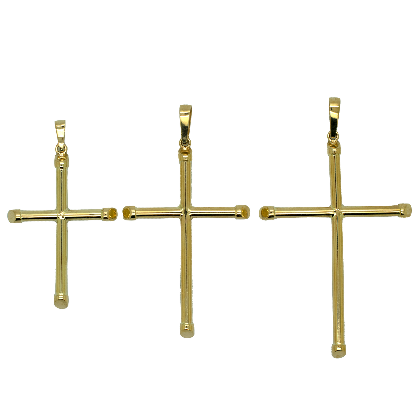 14k Gold Simple Cross Pendant
