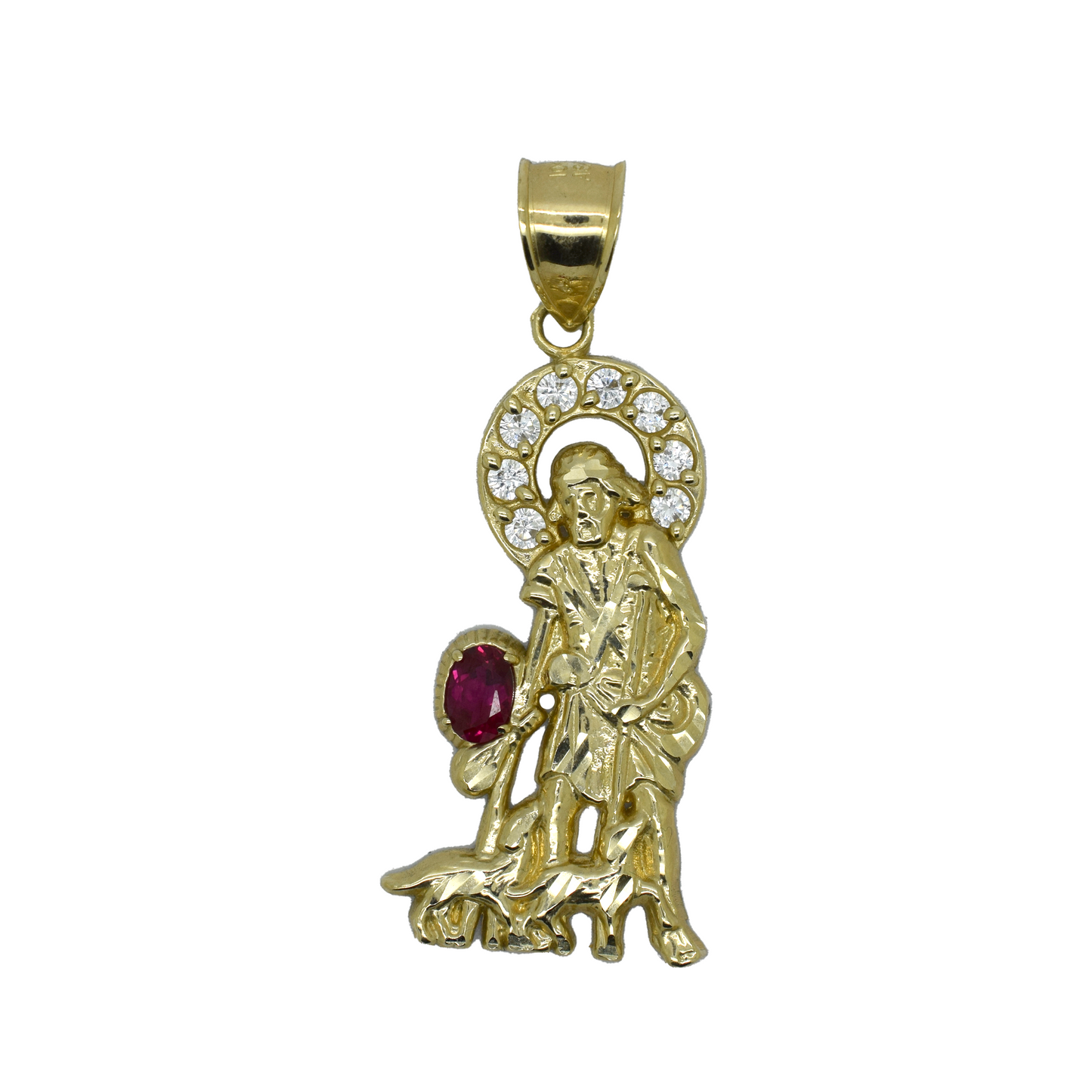10k Gold CZ Lazarus 3.5g