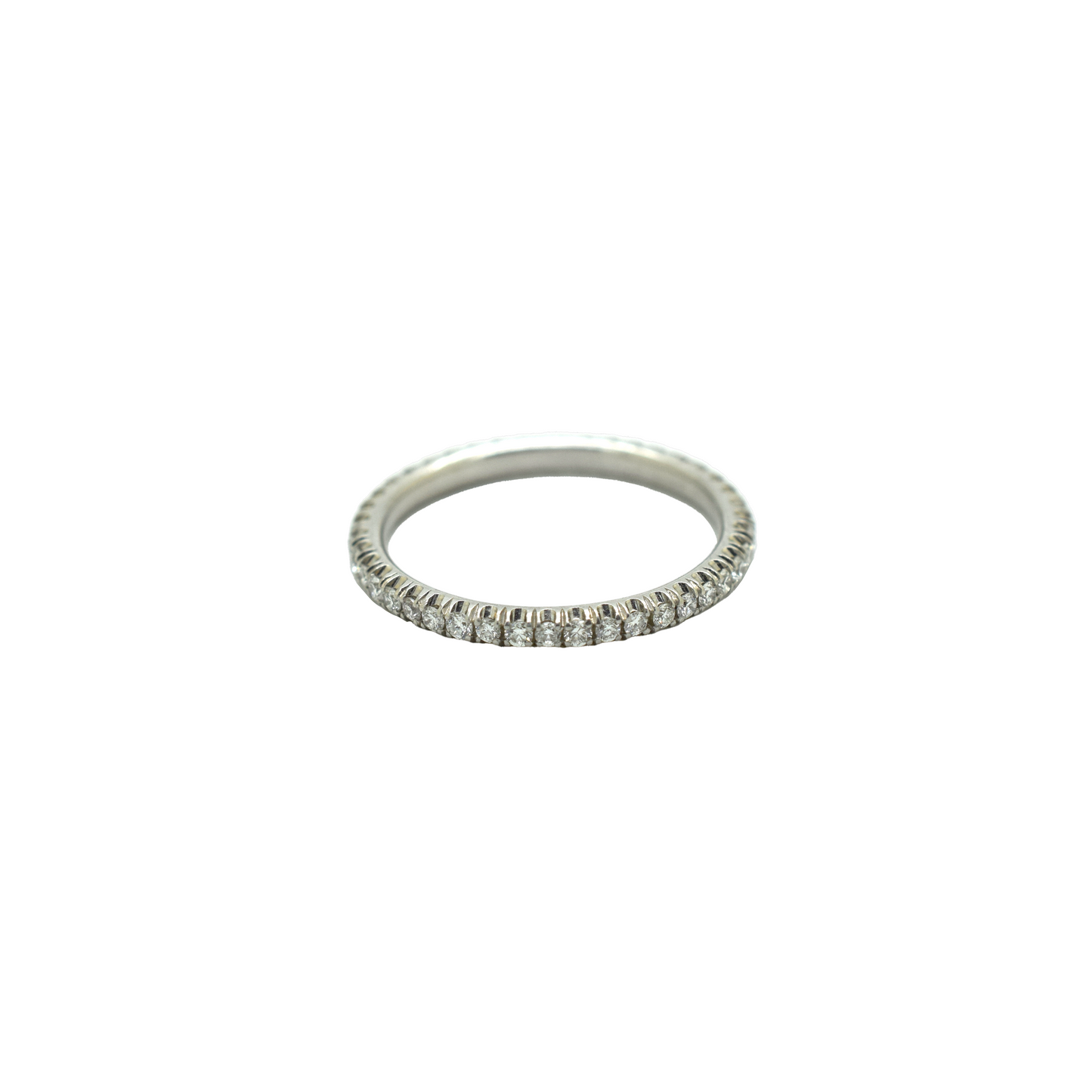 14k White Gold Diamond Eternity Band 0.95ct