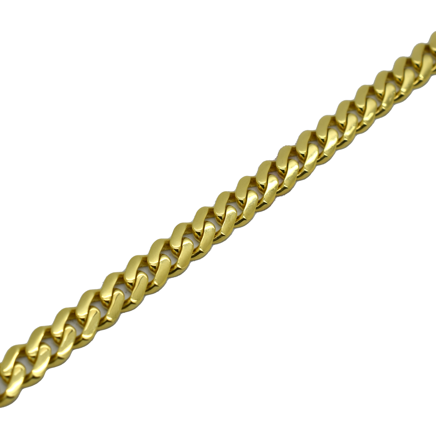 14k Semi-Solid Monaco Chain 7.6mm