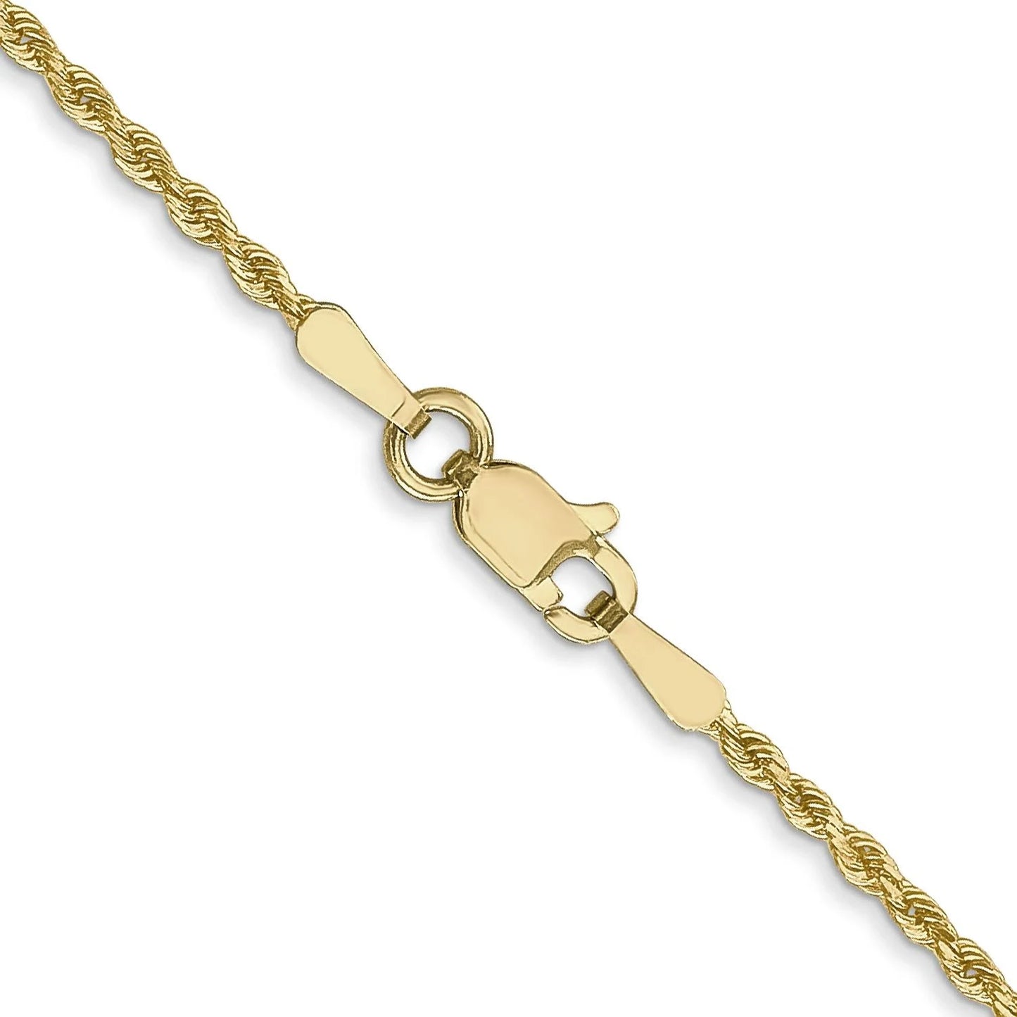 14k Solid Gold Rope Chain 1.3mm