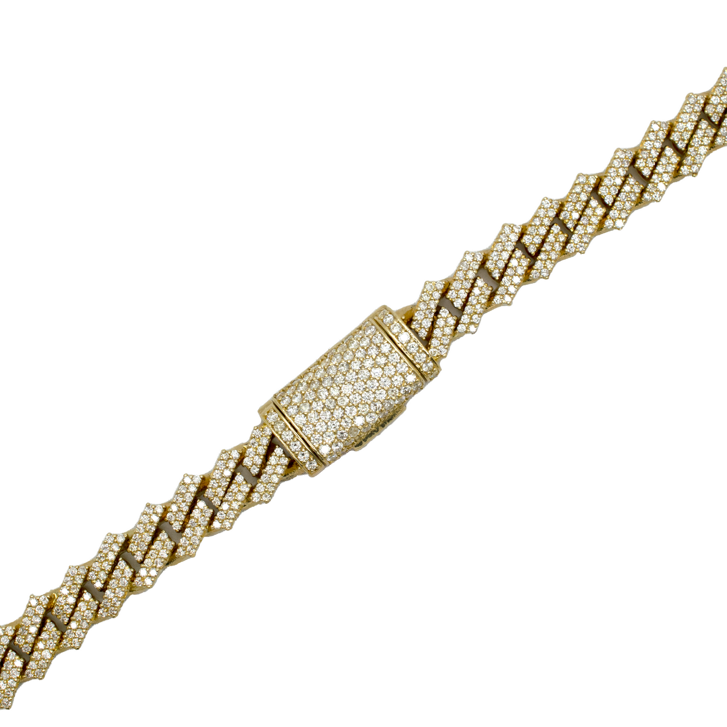14k Solid Diamond Miami Cuban Chain 167.7g 10.5mm 20"