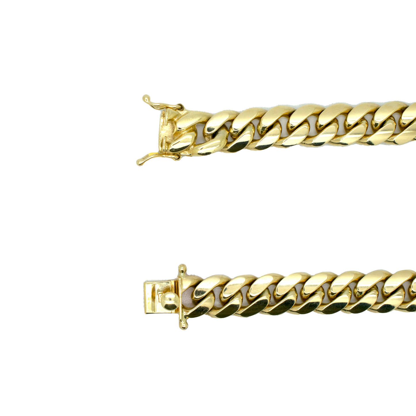 14k Solid Miami Cuban Chain 10.5mm-10.8mm