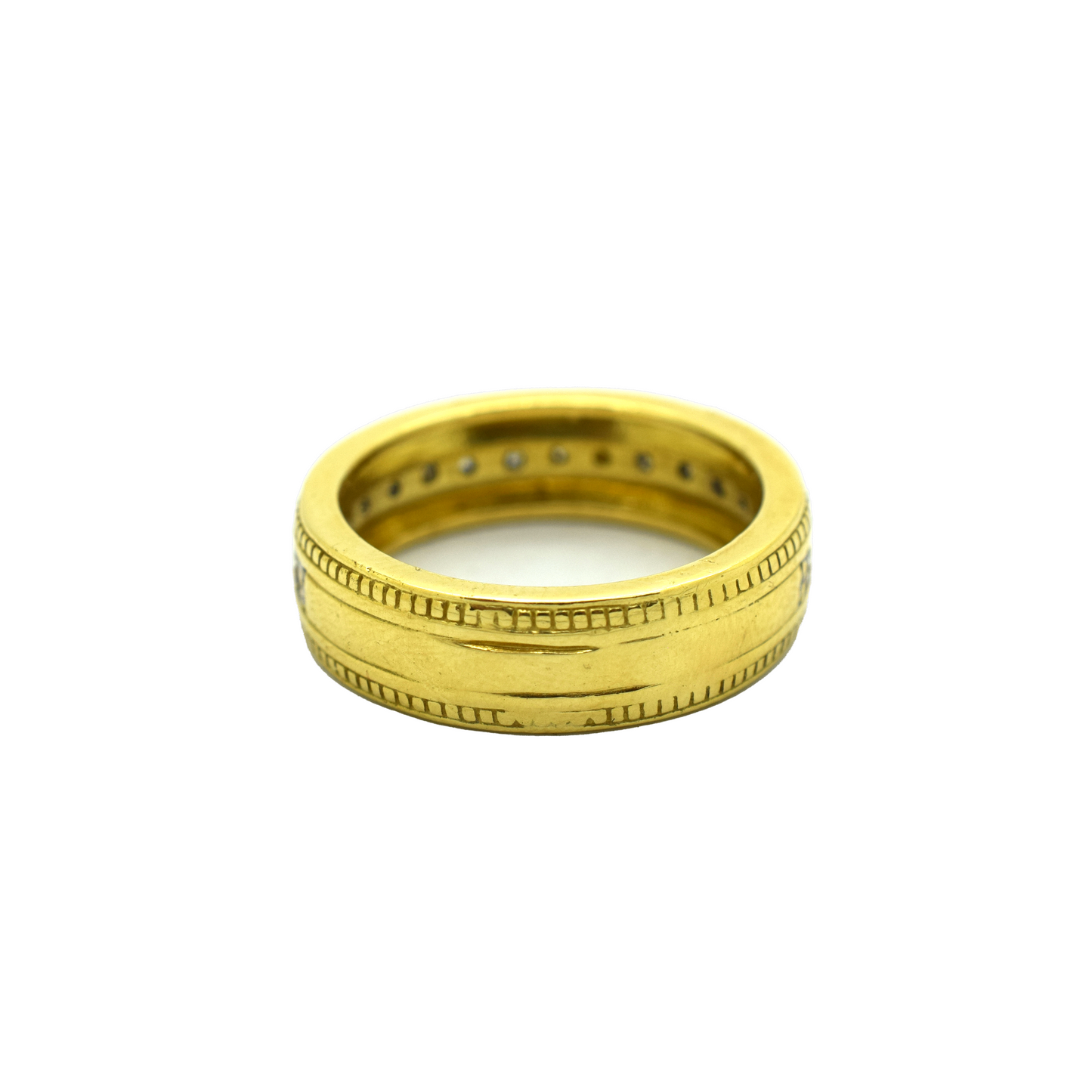 18k Gold Diamond Band 0.85ct