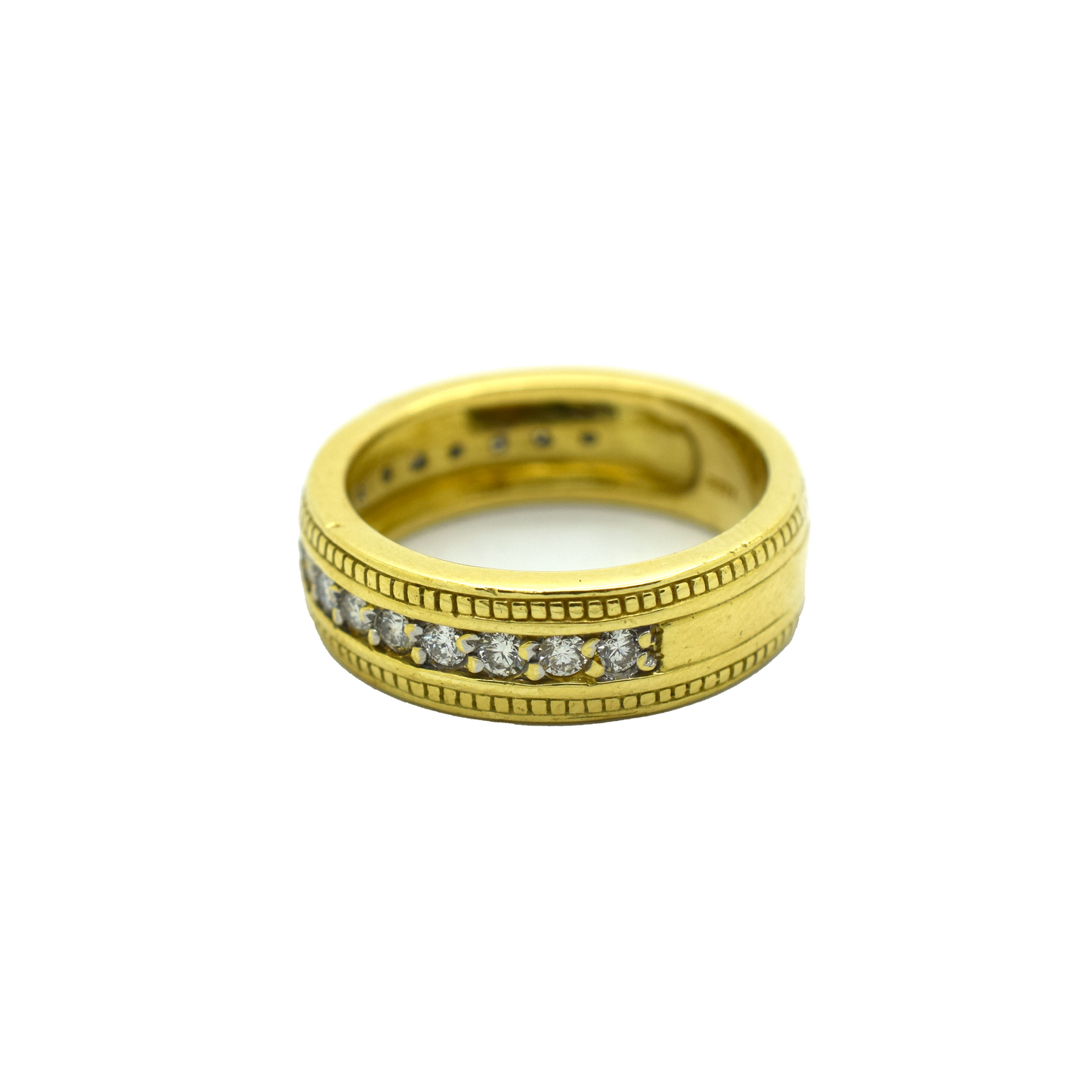 18k Gold Diamond Band 0.85ct