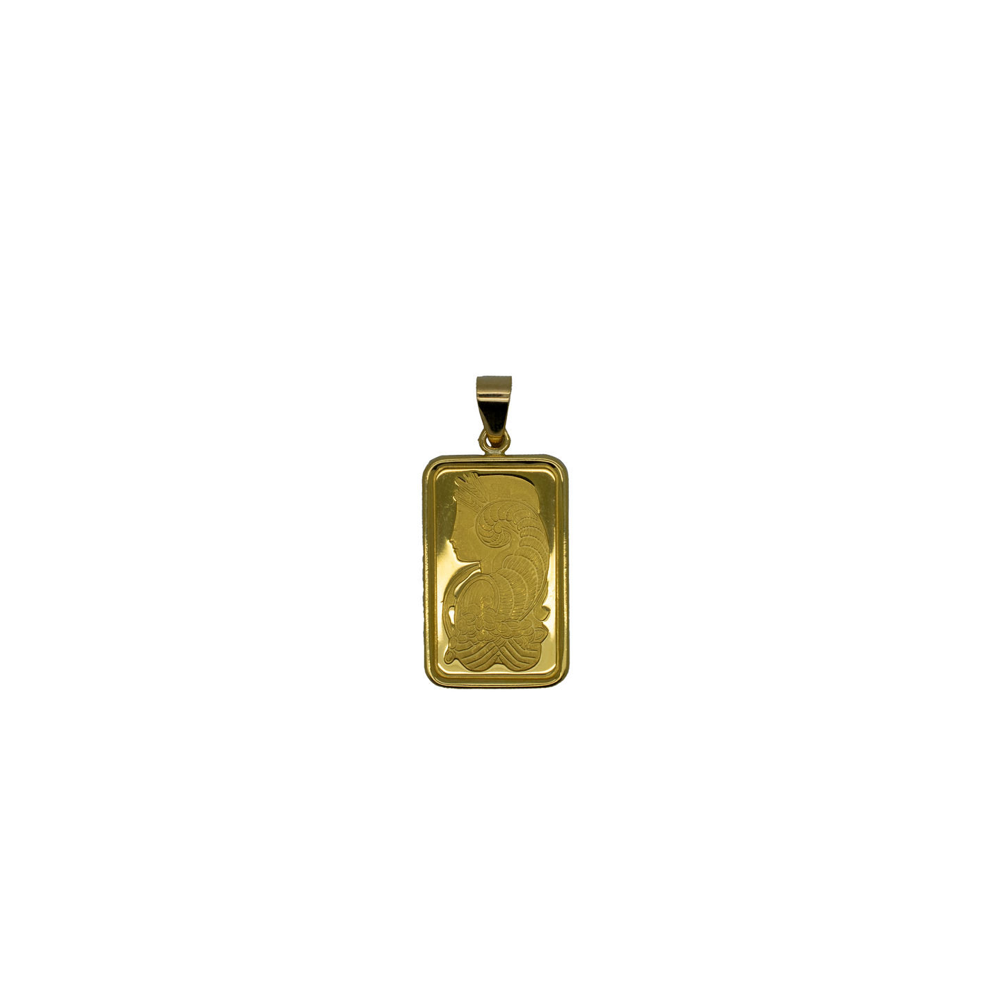 24k Gold Pamp 5g with 14k Border