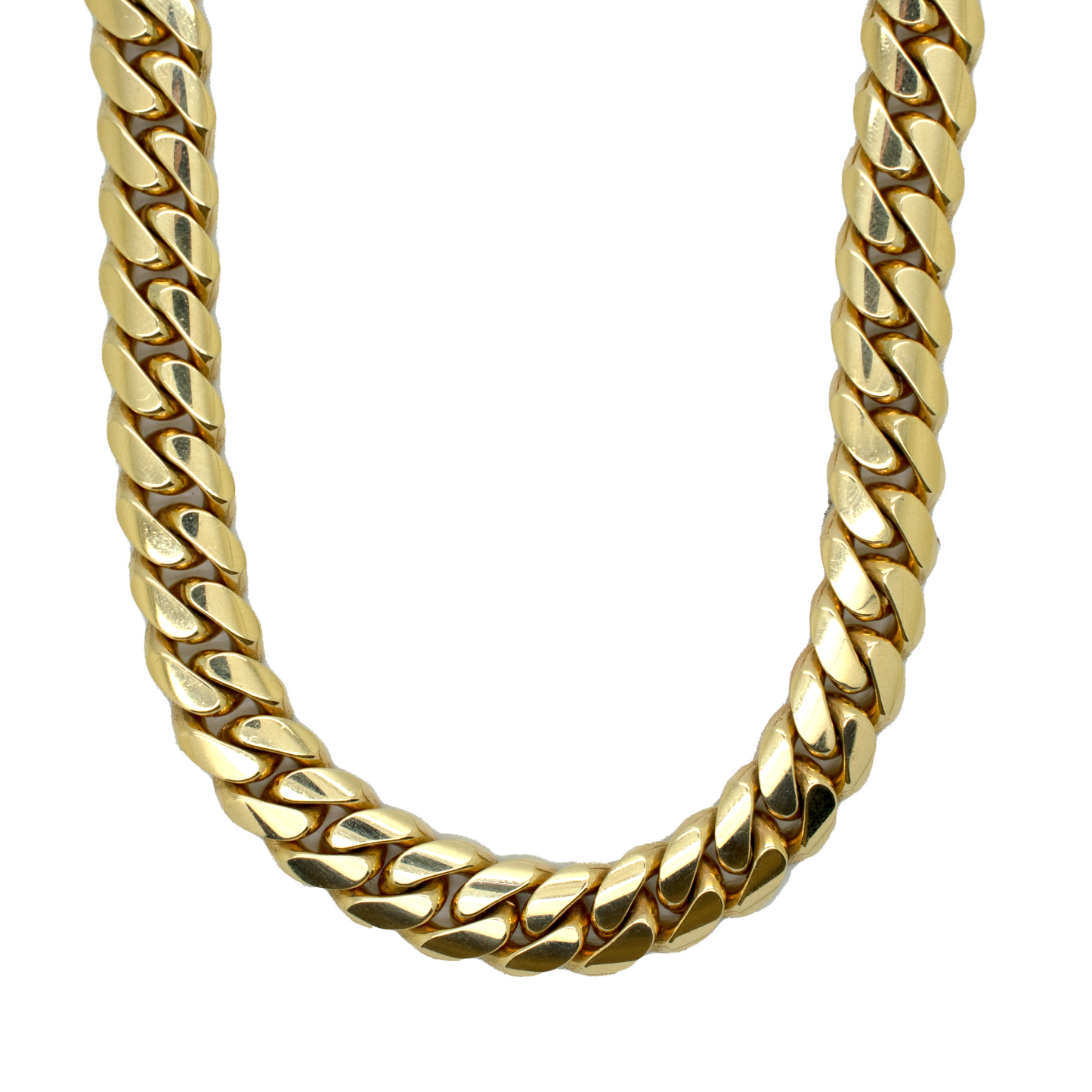14k Solid Miami Cuban Chain 11.8mm-12mm