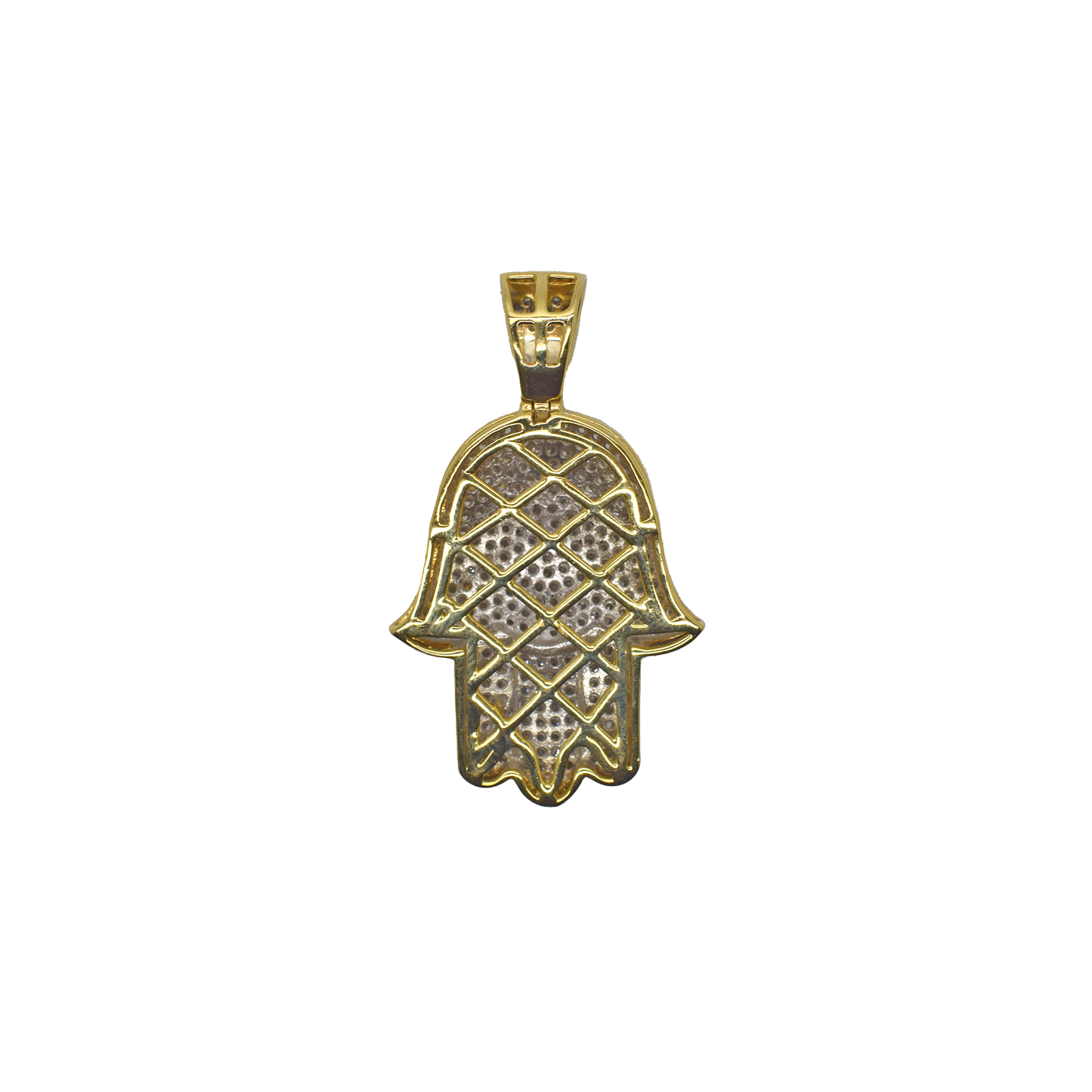 14k Gold Hamsa Hand 0.90 CT