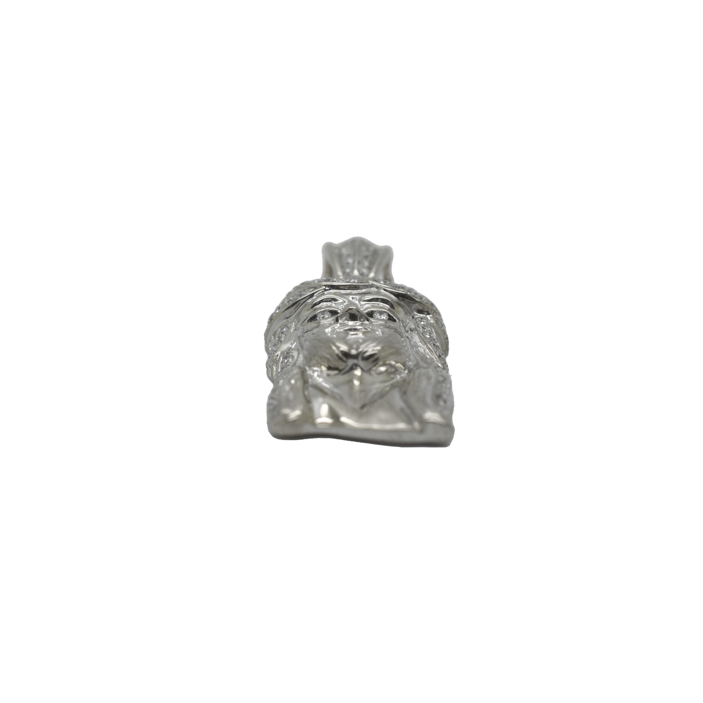 14k Gold Diamond Jesus Head 0.80ct