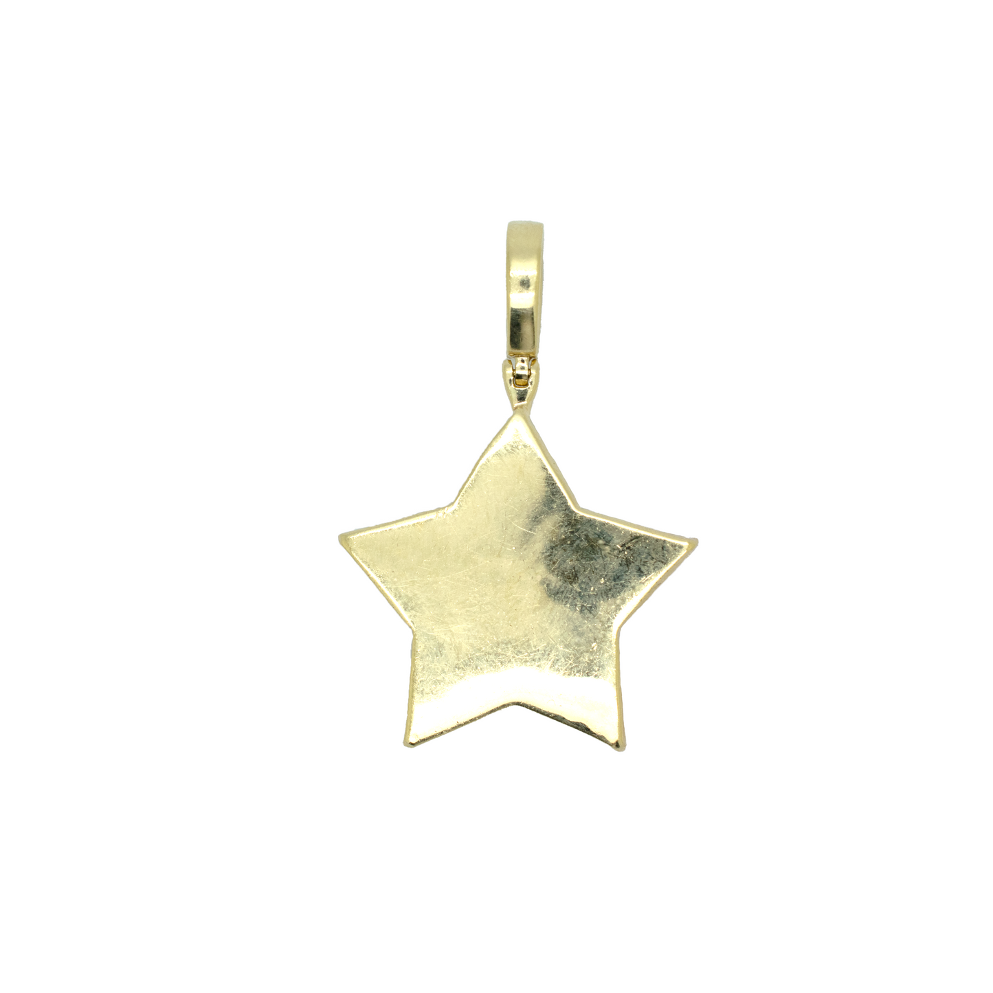 14k Gold Diamond Star Pendant 1.82ct