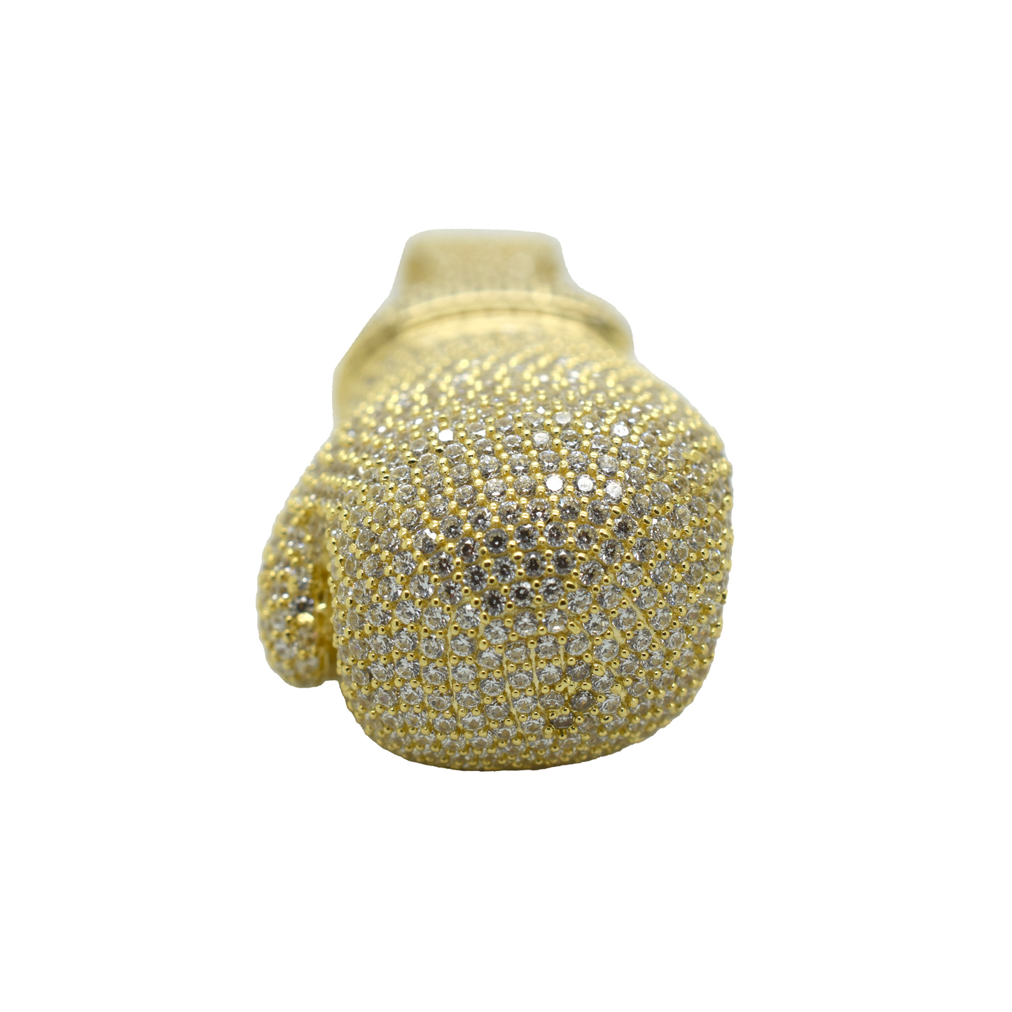 14k Gold CZ Boxing Glove 14.7g
