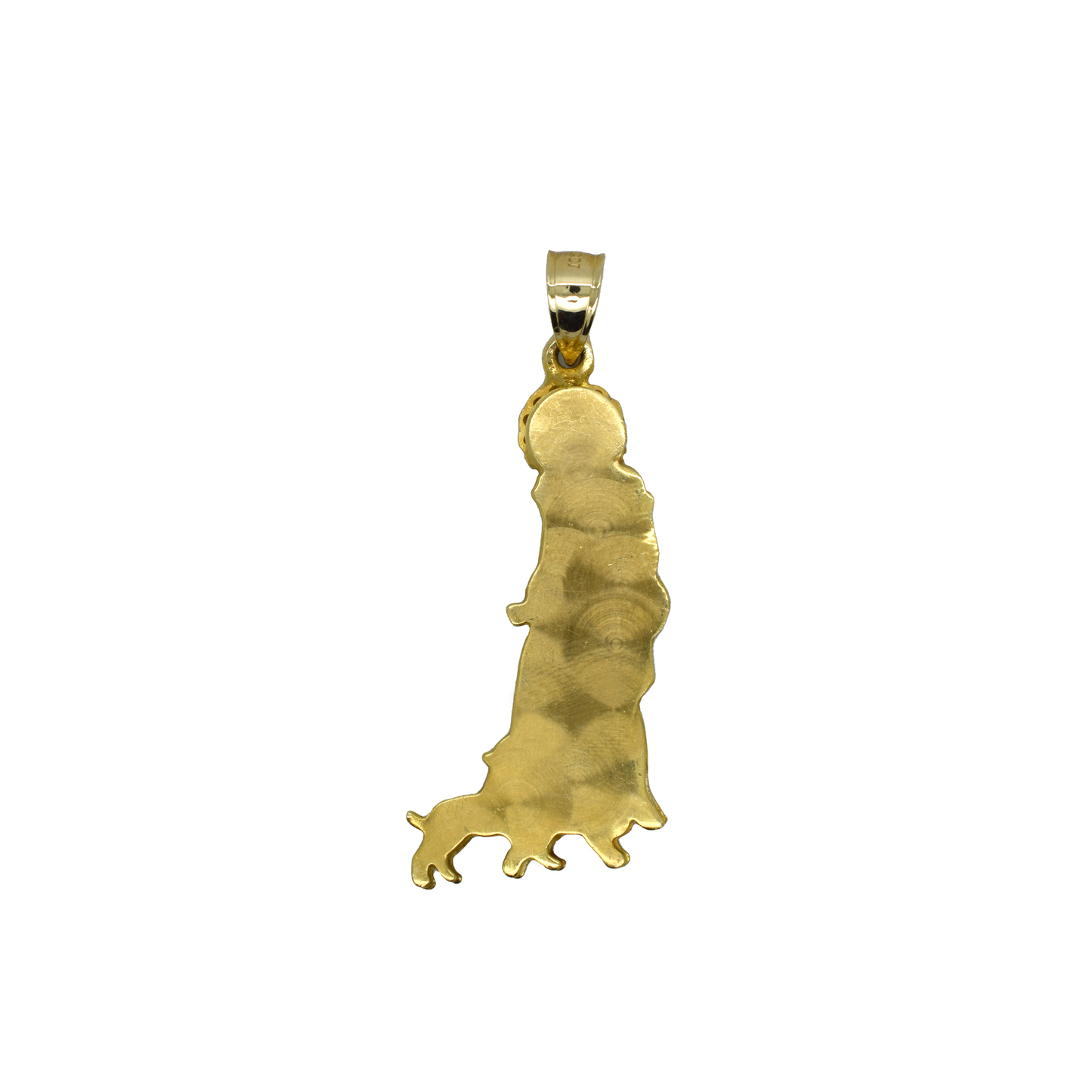 14k Gold CZ Lazarus 6g