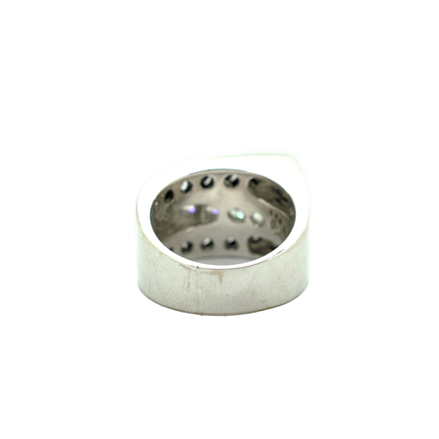 14k White Gold Diamond Ring 2.7ct