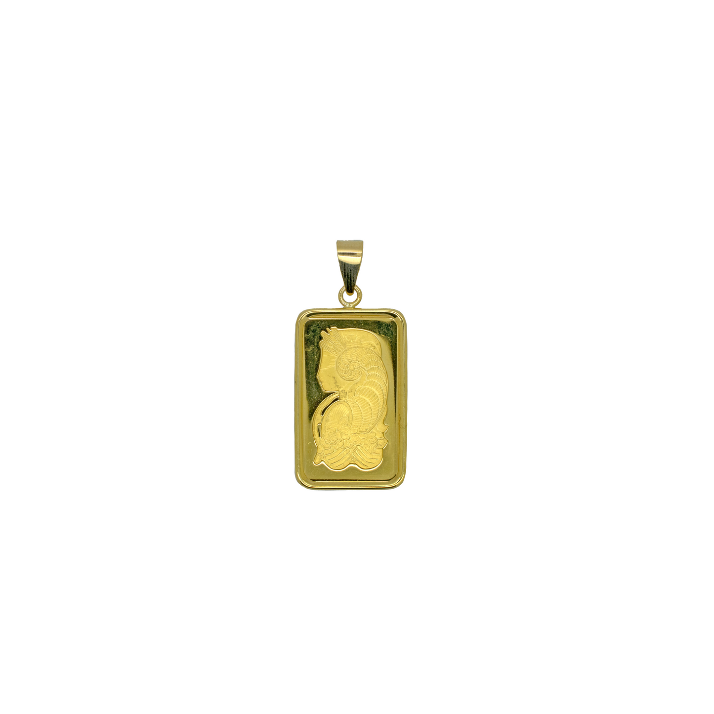 24k Gold Pamp 10g with 14k Border