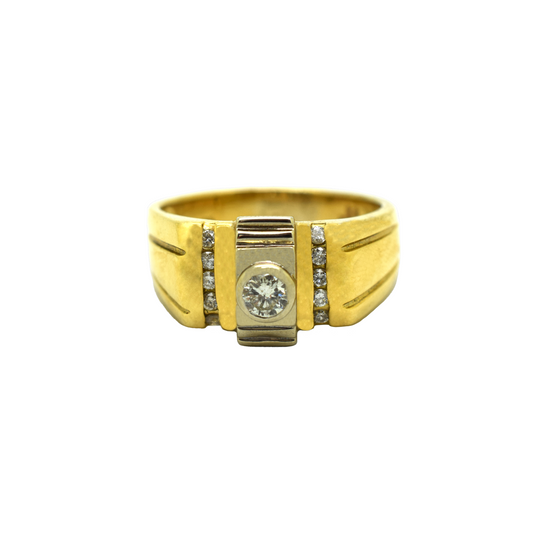 18k Gold Diamond Ring 0.65ct