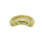 14k Gold Diamond Wave Ring 0.15ct
