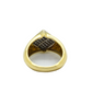 14k Gold Princess Diamond Square Ring 1.8ct