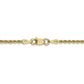 14k Semi-Solid Gold Rope Chain 1.8mm-2mm