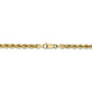 10k Gold Solid Rope Chain 4mm