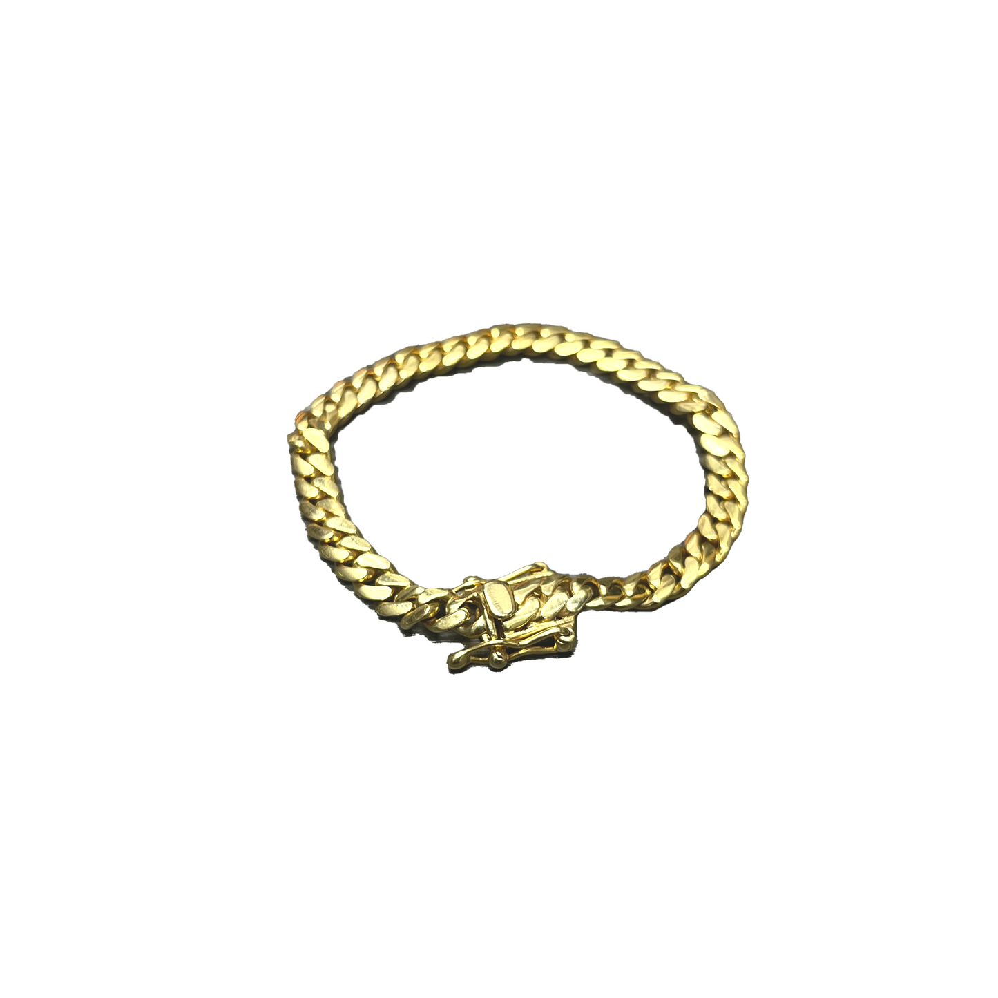 14k Solid Miami Cuban Bracelet 6mm