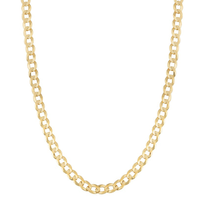 14k Solid Gold Curb Chain 3.1mm