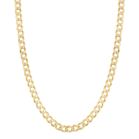 14k Solid Gold Curb Chain 3.1mm