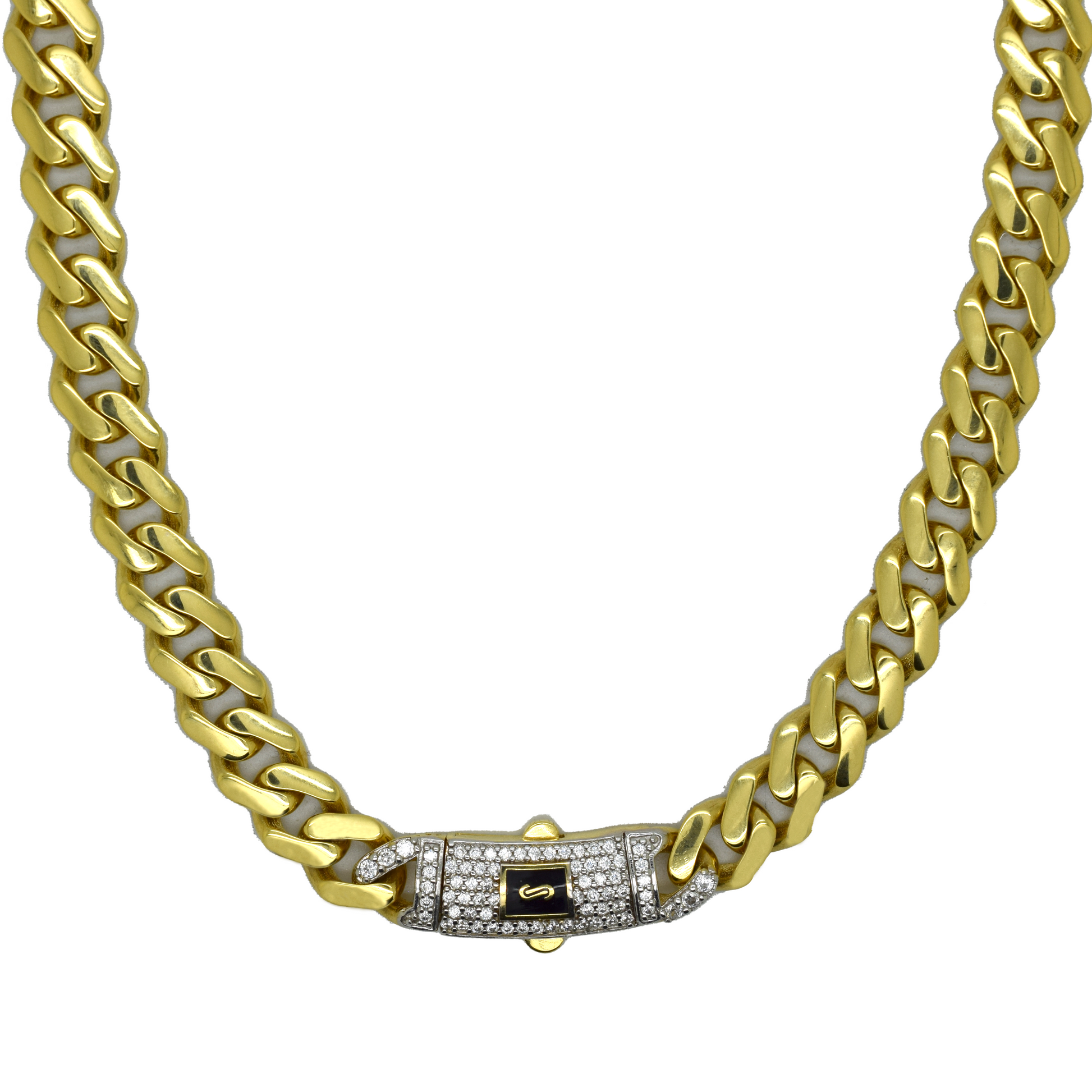 14k Semi-Solid Monaco Chain 7.6mm – Exclusive Jewelers 14k Semi-Solid Monaco Chain 7.6mm – Exclusive Jewelers