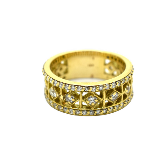 18k Gold Diamond Ring 2.54ct