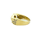 14k Gold Mixed Diamonds Octagon-Shaped Ring 1.3ct